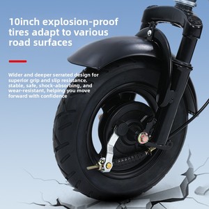 Bicicleta/Scooter Plegable para Estudiantes y Viajeros, Motor de 250W, Velocidad de 18km/h, Alcance de 15-25km, Capacidad de Carga de 100kg, Litio VD26 Plegable - Product Image 2
