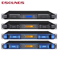 Amplificateur de puissance Big Power 2400W*2 pour caisson de basses, amplificateur professionnel de classe D, amplificateur numérique 2 canaux pour audio professionnel