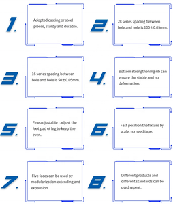 Mesa de soldagem 3d com jigs e fixação em estocado - Product Image 3