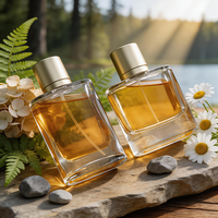 Lot de 100 flacons de parfum pour homme, mats, de luxe, 80 ml, cylindriques, en verre, rechargeables avec col serti, personnalisables