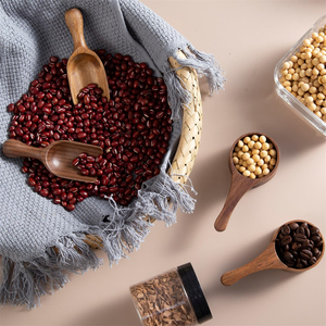 Misurini in legno di noce Premium per misurino vasetti di sale da bagno con condimento per caffè - Product Image 5