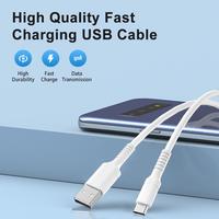 Venta directa de fábrica Cable USB 3A tipo C cable cables de carga rápida para accesorios de teléfonos móviles