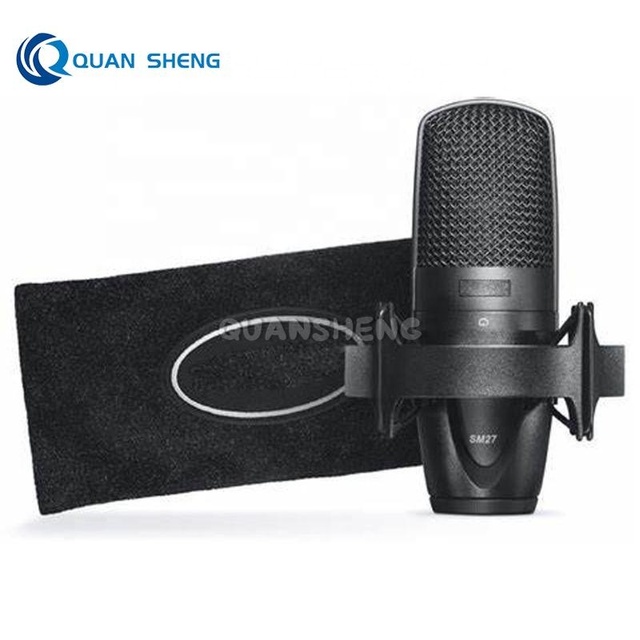 Professional Studio SM27 Large Diaphragm Condenser Microphone for Vocal Recording Podcasting Home Studio Equipment