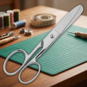 Industrial Grade Multi-Purpose <b>Scissor</b> Shear <b>Left</b> <b>Handed</b> Carpet Shears Fixed Screw Steel Handle Stainless Steel Blade Sharp - Product Image 2
