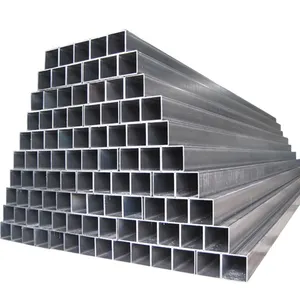 Structural Sections Galvanized Square Carbon Steel Pipe steal pipes Tube High quality galvanized square tube