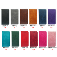 Étui Portefeuille en Cuir Magnétique avec Porte-Cartes pour iPhone 17 Air 14 13 15 Pro Max 16 Plus Housse de Téléphone Mobile