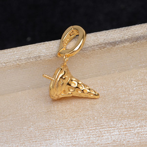 จี้เงินแท้ Wenchi S925 รูปทรงกรวย พร้อมไข่มุกขนาด 10-11 มม. อุปกรณ์ DIY อเนกประสงค์สำหรับเครื่องประดับ รุ่น 13538 ฐานจี้แบบ Snap-On จากประเทศจีน - Product Image 4