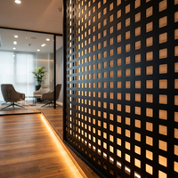 Panneaux muraux décoratifs en aluminium découpés au laser sur mesure, tôles métalliques en aluminium perforées