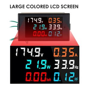 6-in-1 Multi-Function Multimeter Monitor AC Voltage and Current Frequency Factor Electrical Power Consumption Watt Meter Tester - Product Image 2