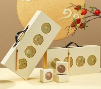 Nouveau modèle de boîte à gâteau de lune portable pour le festival de la mi-automne-emballage de 8 ou 6 pièces avec boîtes vides pour coffrets cadeaux Mooncake