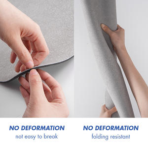 Tapis de bain en terre de diatomées en forme de U, rectangulaire, absorbant, antidérapant, design minimaliste pour salle de bain et toilettes - Product Image 2