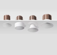 Downlight regulable antideslumbrante Cob 7W LED para iluminación comercial Master
