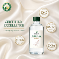 Hydrolat Botanique Apaisant de Mélisse (Melissa Officinalis) – Eau Botanique Non Diluée en Vrac pour les Marques de Soins Apaisants