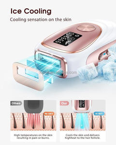 Personalizar Color oro rosa <span class=keywords><strong>de</strong></span> alta potencia láser LPL depiladora auricular mujeres piel máquina <span class=keywords><strong>de</strong></span> depilación Facial en <span class=keywords><strong>casa</strong></span> - Product Image 3