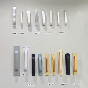 Tirador de Alta Calidad Moderno de Aleación de Aluminio Hueco Negro Mate Dorado para Puertas y Ventanas de Armarios y Cómodas - Product Image 2