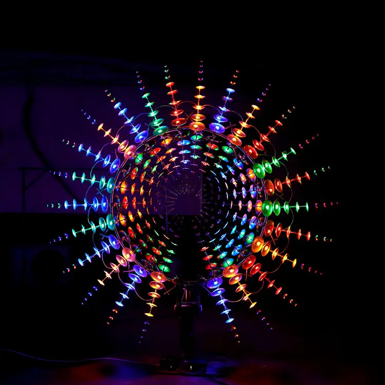 kinetic sculpture art perpetual motion machine wholesale wind spinner sculpture giant pinwheel windmills