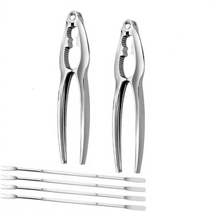 Surtechs – Ensemble de pinces à homard robustes en acier inoxydable, outils pour casser les pattes de crabe, ustensiles de cuisine pour fruits de mer, compatibles lave-vaisselle - Product Image 5