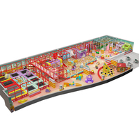 Aire de jeux intérieure pour parc d'attractions Cocotier bon marché pour enfants Mur d'escalade souple