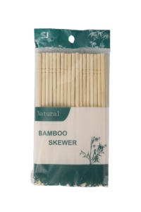 Tensoge <strong>Disposable</strong> Bamboo <strong>Chopsticks</strong> Snack Stick Round <strong>Chopsticks</strong> in Black <strong>Disposable</strong> Cutlery - Product Image 6