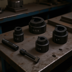 Kit de Punzonadora Hidráulica con 4 Matrices de 1/2, 3/4, 1 y 1-1/4 para Máquinas de Punzonado Modelo D0100H53PR8 - Product Image 2