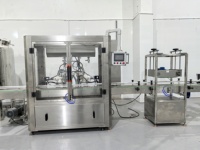 Machine de remplissage à pompe rotative avec écran PLC pour beurre de cacahuète, lotion, crème, confiture, pâte, miel, sauce, gel, mayonnaise