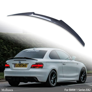 For 1 Series E82 Coupe Sedan M4 Style Carbon Fiber <b>Rear</b> <b>Spoiler</b> Trunk Wing 2007-2013 - Product Image 1