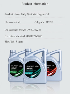 Aceite de Motor Sintético 0W-20 al por Mayor, API SP ACEA <span class=keywords><strong>C5</strong></span> para Vehículos de Gasolina, Diésel e Híbridos con Tecnología Fluid Titanium - Product Image 4