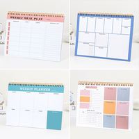 Agendas personnalisés en petite série, listes de tâches, agendas de planification des objectifs, journaux de notes, carnets de notes, planificateurs hebdomadaires non datés pour le travail, vente en gros