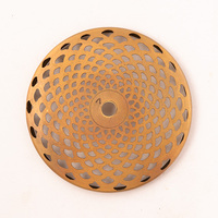 Factory Direct Custom Brass Spun Perforated Metal Covers | Decorative Speaker Grilles Lighting Mesh Accessories Anodize/Powder