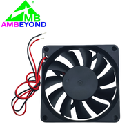 Kipas Aksial DC AMBEYOND AV-F7015 70x70x15mm Kipas Pendingin Tanpa Suara Bantalan Bola Ganda 5V 12V
