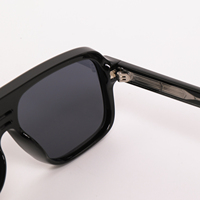 Finewell 3530 Lunettes de soleil de luxe vintage à logo personnalisé, double pont, unisexe, pour adulte, design rétro classique, haute qualité, monture intégrale, protection UV400
