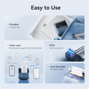 Máy in nhãn dán nhiệt di động Niimbot B31 thương mại 3 inch, máy in vận đơn, máy in hóa đơn - Product Image 4