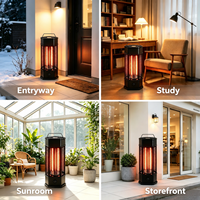 Chauffage d'appoint portable le plus vendu 220-240V 1500W à infrarouge lointain pour usage intérieur, patio, magasin, maison, personnalisation complète prise en charge