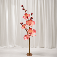 Arbre à fleurs de cerisier rose géant en papier, fleur artificielle, décoration pour événements de mariage, décoration florale commerciale, décoration de scène
