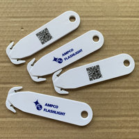 Cutter de sécurité professionnel à lame double face personnalisable en carton, avec logo, pour cadeau promotionnel d'entreprise ou usage domestique