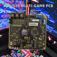 Machines de jeu avec carte PCB multi-jeux POG en anglais, garantie 1 an, connectivité USB sans fil, batterie rechargeable, marque HET