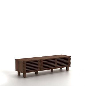 Meuble TV moderne en chêne du Pacifique avec rangement pour salon - Product Image 3
