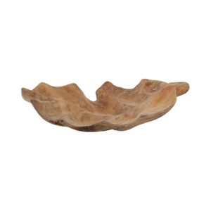 Ciotola in legno a forma di foglia per decorare il tavolino da caffè, elegante complemento d'arredo per la casa, porta chiavi e porta caramelle - Product Image 4