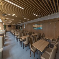Bande d'aluminium en forme de U déflecteur en gros faux carreaux de plafond pour hôtel ou maison pour la décoration et l'utilisation de projet