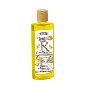 Huile pour le corps au rétinol de marque privée de haute qualité soins de la peau naturels pour salon SPA blanchiment et réduction des ridules odeur douce - Product Image 1