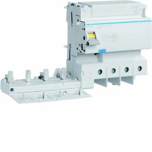 BDH480E Personalizzabile con blocco aggiuntivo per corrente residua Hagers 4P 125A tipo A-HI 30mA 6 moduli - Product Image 1