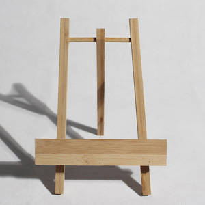 Soporte triangular de bambú para exhibir pasteles de Pu Erh, decoración del hogar, estante de madera maciza hecho a mano, duradero - Product Image 3