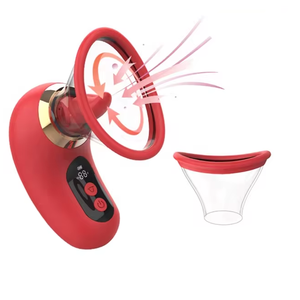 Oralsex-Spielzeuge Brustmassage Elektrische Nippel-Vakuumpumpen Großhandel Pussy-Pumpen Klitoris-Saug- und Leckvibratoren für Frauen - Product Image 1