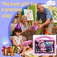 Tablette pour enfants Android 12 de 10,1 pouces, carte SIM, 3 Go + 64 Go, processeur octa-core MTK, batterie 4000 mAh, Wi-Fi, résolution 1280 x 800, USB Type-C