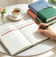 Nouveau carnet de planification quotidienne et mensuelle 2027, finition lin premium, planificateur A5, 400 pages, bloc-notes, meilleurs cadeaux en stock
