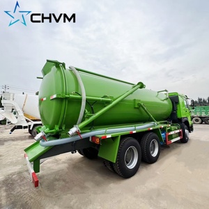 Yüksek kaliteli HOWO 6x 4 vidanjör yüksek Pression çamur pompalama kamyon vakum temizleme vidanjör vidanjör - Product Image 4