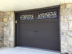 Cửa Gara Bằng Kính Theo Yêu Cầu Hoặc Tiêu Chuẩn Cửa Gara Bằng Sắt Rèn Điều Khiển Từ Xa - Product Image 5