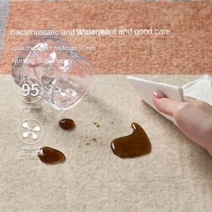 Tappeto per Soggiorno, Camera da Letto, Studio, Nuovo Stile Bauhaus, Senza Manutenzione, Impermeabile, Antiscivolo, in Poliestere, Isolamento Acustico - Product Image 4