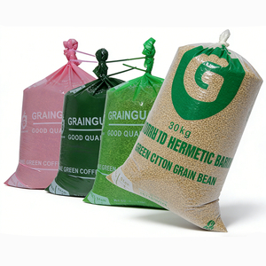 Empaque Reciclable No Tóxico, Vida Ecológica Sostenible para Arroz, Granos de Café, Forro Interior de Yute, Cierre con Atadura de Alambre - Product Image 1