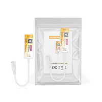 Contrôleur LED intelligent IoT SP52AE SPI RGB CCT mini double mode avec contrôle vocal via application, synchronisation musicale filaire, 5 canaux, garantie 5 ans